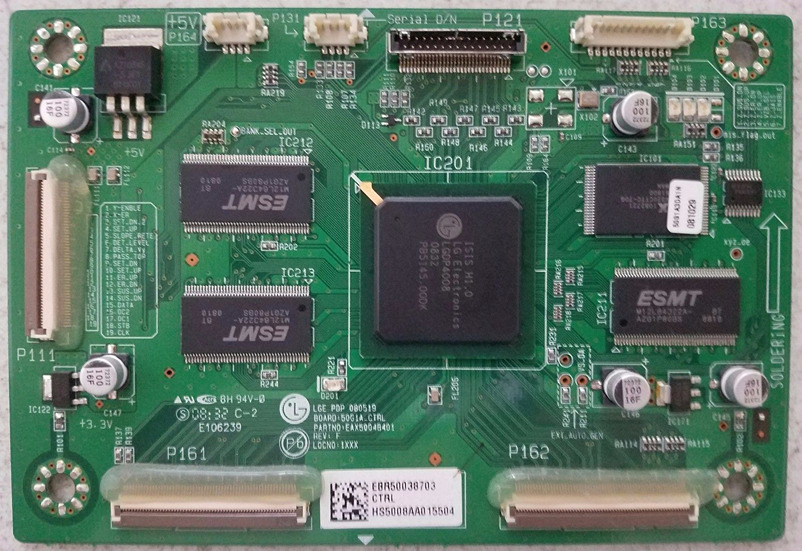 LG EBR50038703 LOGIC BOARD FOR 50PG20-UA AND OTHER MODELS tested